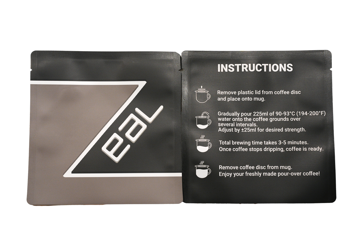 Zeal Coffee Discs - Portable & Convenient Specialty Coffee (Pack of 8)