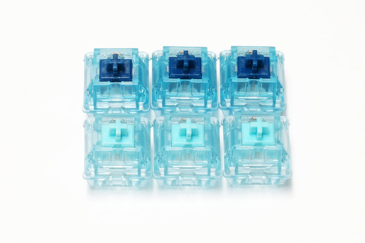 Aqua Zilent® V2 Switches (Silent Tactile)